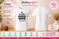 **T-Shirt Personnalisé Super Maman – Prénom et Message au Choix**
